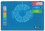 1000259881 Подставка для ноутбука STM Laptop Cooling IP5 Blue (15,6", 1x(160x160), 2xUSB, 4 LED backlight, Black plastic+metal mech)