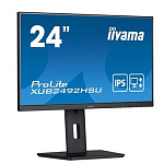 1957785 LCD IIYAMA 23.8" XUB2492HSU-B5 черный {IPS 1920x1080 75Hz 4ms 178/178 250cd 1000:1 8bit(6bit+FRC) D-Sub HDMI2.0 DisplayPort1.2 2xUSB2.0 2x2W Pivot VES