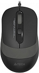 1931384 Мышь A4Tech Fstyler FM10T серый/черный оптическая (1600dpi) USB для ноутбука (3but)