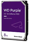 Жесткий диск WD Western Digital Purple HDD 3.5" SATA 8Tb, 5640RPM, 128MB buffer (DV&NVR), WD84PURZ, 1 year