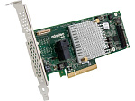 2293901-R Microsemi Adaptec ASR-8405E (PCI-E v3, MD2, LP) SGL SAS 12G, RAID 0,1,10, 4port(intSFF8643), 512Mb cache, каб. 2279800-R не вкл.