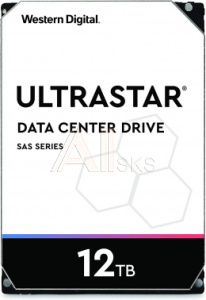 1917074 Жесткий диск WD SAS 3.0 12Tb 0F29532 HUH721212AL5204 Ultrastar DC HC520 (7200rpm) 256Mb 3.5"
