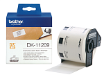 DK11209 Brother DK11209: для печати наклеек черным на белом фоне, 29 мм х 62 мм. 800 в рул