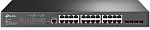 1000606172 Коммутатор TP-Link Коммутатор/ Ver1.0, JetStream™ 24-port Gigabit L2/L2+ Managed Switch with 4 SFP slots, support SDN controller, 1U