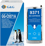 1861500 Картридж струйный G&G GG-C9371A голубой (130мл) для HP HP Designjet T610, T770, T790eprinter, T1300eprinter, T1100, T1100PS, T1120, T1120PS, T1200, T1