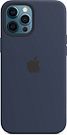 1000596252 Чехол MagSafe для iPhone 12 Pro Max iPhone 12 Pro Max Silicone Case with MagSafe - Deep Navy