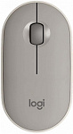 1969339 Мышь Logitech M350 Pebble серый оптическая (1000dpi) silent беспроводная BT/Radio USB для ноутбука (3but)