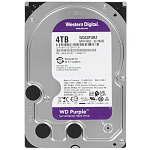 1000716975 Жесткий диск/ HDD WD SATA3 4TB Purple Surveillancer 5400 RPM 256Mb 1 year warranty