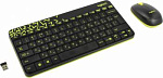 428174 Клавиатура + мышь Logitech MK240 клав:черный/жёлтый мышь:черный/жёлтый USB беспроводная slim Multimedia