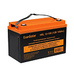 1961020 Exegate EX285656RUS Аккумуляторная батарея ExeGate HRL 12-100 (12V 100Ah, под болт М6)