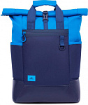 1209562 Рюкзак для ноутбука 15.6" Riva 5321 синий полиуретан женский дизайн