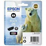 435397 Картридж струйный Epson T2611 C13T26114012 фото черный (200стр.) (4.7мл) для Epson XP-600/700/800