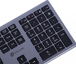 1196549 Клавиатура Оклик 890S серый USB беспроводная slim