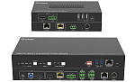 141620 Коммутатор Infobit Презентационный [iSwitch 201K] 4K60 2x1, с HDMI, USB C и KVM, совместим с камерой, спикерфоном
