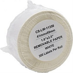 11001101 Этикетки Cactus CS-LW-11356 сег.:89x41мм черный белый 300шт/рул Dymo Label Writer 450/4XL
