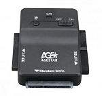 672504 Адаптер-переходник для HDD AgeStar 3FBCP1 IDE SATA IDE пластик черный 2.5" 3.5"