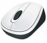 1892973 Мышь Microsoft Wireless Mobile Mouse 3500 White Gloss белый/черный оптическая (1000dpi) беспроводная USB для ноутбука (2but)