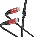 1398665 Кабель Hama 00183294 USB Type-C (m)-Lightning (m) 1.5м черный/красный