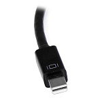 1504549 ORIENT Кабель-адаптер C302, Mini DisplayPort M -> HDMI F, длина 0.2 метра, черный (30302)