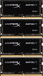 1000431584 Память оперативная Kingston 32GB 2400MHz DDR4 CL15 SODIMM (Kit of 4) HyperX Impact