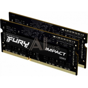 1852351 Kingston DRAM 8GB 1866MHz DDR3L CL11 SODIMM (Kit of 2) 1.35V FURY Impact KF318LS11IBK2/8