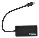 1001425 Разветвитель USB-C Buro BU-HUB4-0.2-U3.0 4порт. черный