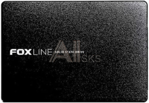 1000564960 Твердотельный накопитель/ Foxline SSD SM5, 128GB, 2.5" 7mm, SATA3, 3D TLC, R/W 520/370MB/s, IOPs 38 000/48 000, TBW 50, DWPD 0.6 (2 года)