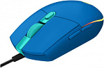 1972168 Мышь Logitech G102 LightSync синий оптическая (8000dpi) USB (5but)