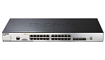 Коммутатор D-LINK DGS-3120-24PC/B1ARI, PROJ L3 Managed Switch with 20 10/100/1000Base-T ports and 4 100/1000Base-T/SFP combo-ports and 2 10GBase-CX4 ports (24 P