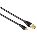 824181 Кабель Hama 00078490 USB (m)-micro USB (m) 0.75м