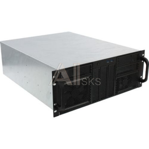 1888991 Procase Корпус 4U server case,6x5.25+8HDD,черный,без блока питания,глубина 550мм,MB CEB 12"x10,5", панель вентиляторов 3*120x25 PWM