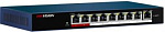1074287 Коммутатор HIKVISION DS-3E0109P-E/M(B) 9x100Мбит/с 8PoE+ 58W неуправляемый