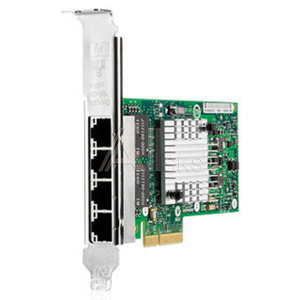 Контроллер HPE HP NC365T PCIe2.0 (x4) 4-Port Gigabit Server Adapter, 10/100/1000 (incl. low-profile bracket) repl 538696-B21 (593722-B21)