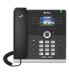 IP-телефон Hitek Гигабитный цветной , UC923 RU, до 8 SIP-аккаунтов, PoE, ЖКД 2.8" TFT 320*240 пикс., HD-звук, 10 прогр. клав., BLF/BLA, БП в комплекте