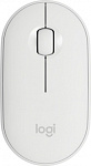 1892789 Мышь Logitech M350 белый оптическая (1000dpi) беспроводная BT/Radio USB (2but)