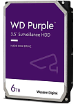 Жесткий диск WD Western Digital HDD SATA-III 6Tb Purple WD63PURZ, IntelliPower, 256MB buffer (DV-Digital Video), 1 year
