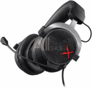 343113 Наушники с микрофоном Creative Sound BlasterX H5 черный/серебристый 1.2м мониторные оголовье (70GH031000003)