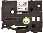 TZES261 Brother TZeS261: кассета с лентой с мощной клейкой поверхностью для печати наклеек черным на белом фоне, ширина: 36 мм.