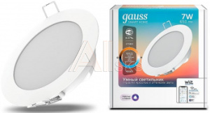 1536337 Умный светильник Gauss IoT Smart Home потолоч. белый (2030122)