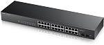 GS1900-24-EU0101F Коммутатор Zyxel Networks Smart L2 Zyxel GS1900-24, rack 19", 24xGE, 2xSFP, бесшумный
