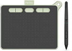 1471421 Графический планшет Parblo Ninos S USB Type-C черный/зеленый