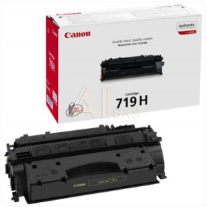 646364 Картридж лазерный Canon 719H 3480B002 черный (6400стр.) для Canon i-Sensys MF5840/MF5880/LBP6300/LBP6650
