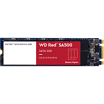 1000689542 Твердотельные накопители/ WD SSD Red SA500 NAS, 500GB, M.2(22x80mm), SATA3, R/W 560/530MB/s, IOPs 95 000/85 000, DRAM buffer, TBW 350, DWPD 0.4 (12