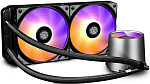DEEPCOOL CASTLE 240 RGB LGA20XX/LGA1366/LGA115X/TR4/AM4/AM3/+/AM2/+/FM2/+/FM1 (8шт/кор, TDP Intel 150W, RGB Lighting, PWM, DUAL FAN) RET