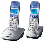 572750 Р/Телефон Dect Panasonic KX-TG2512RUS серебристый (труб. в компл.:2шт) АОН