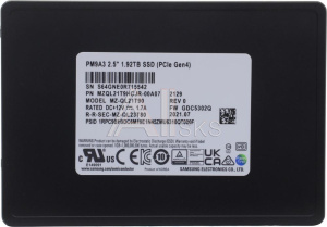 3205139 SSD Samsung жесткий диск PCIE 1.92TB TLC PM9A3 MZQL21T9HCJR-00A07