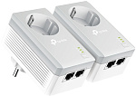 1000313854 Адаптер Powerline/ AV600 2-port Powerline Adapter with AC Pass Through Starter Kit, 2 Fast Ethernet ports, Twin Pack