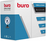 1442323 Кабель сетевой Buro BU-CCA-045 UTP 4 пары cat5E solid 0.45мм CCA 305м серый