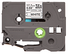 HSE241 Brother HSe241: кассета с термоусадочной лентой для печати наклеек черным на белом фоне, 17,7 мм.