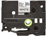TZEFX251 Brother TZeFX251: для печати наклеек черным на белом фоне с универсальным ИД, 24 мм.